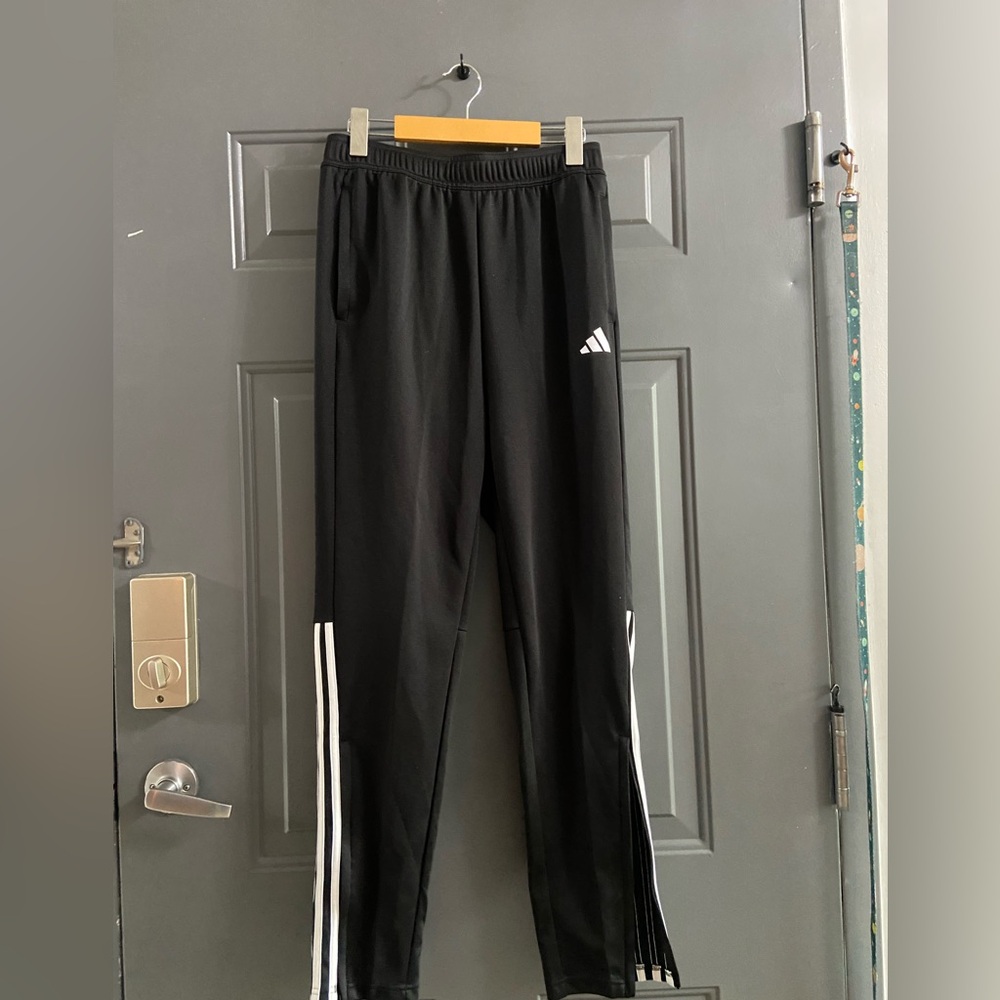 Adidas Black and White Track Pants Joggers